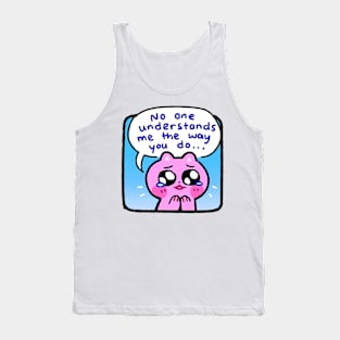 Sad Kitty Tank Top